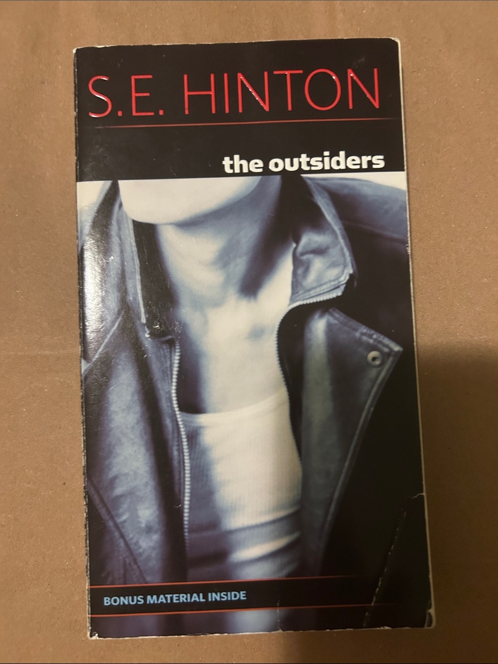S.E. Hinton — The Outsiders (Paperback) — Black & White Cover